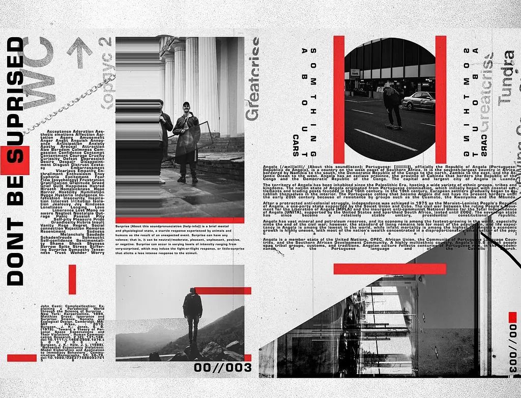 رنگهای مینیمال سیاهوسفید با یک رنگ تاکیدی